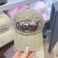Unisex Casual Hip-Hop Commute Letter Number Embroidery Curved Eaves Baseball Cap sku image 4