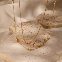 Sterling Silver 18K Gold Plated White Gold Plated Casual Simple Style Geometric Necklace main image 6