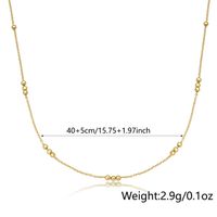 Plata Esterlina Chapados en oro de 18k Blanco Oro Plateado Casual Estilo Simple Geométrico Collar main image 3