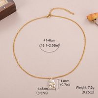 Copper Gold Plated Elegant Glam Luxurious Plating Water Droplets Pendant Necklace sku image 3
