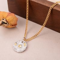 Copper Gold Plated Elegant Glam Luxurious Plating Water Droplets Pendant Necklace main image 2