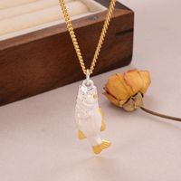 Copper Gold Plated Elegant Glam Luxurious Plating Water Droplets Pendant Necklace main image 3
