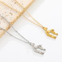 MAMA Modern Style Simple Style Human Alloy Asymmetrical Plating Mother'S Day Women's Pendant Necklace main image 1