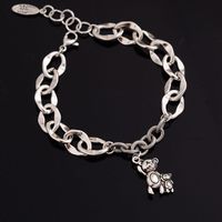 Copper IG Style Cute Bear Bracelets sku image 1