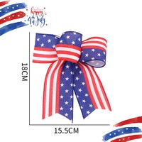 Independence Day American Flag Cloth Holiday Party Carnival Colored Ribbons Hanging Ornaments main image 3