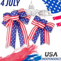 Independence Day American Flag Cloth Holiday Party Carnival Colored Ribbons Hanging Ornaments main image 2