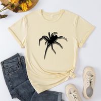 Women's T-shirt Short Sleeve T-Shirts Casual Spider main image 1