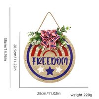Tag Der Unabhängigkeit Klassischer Stil Brief Amerikanische Flagge Holz Ferien Gruppe Karneval Hängende Ornamente sku image 9