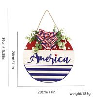 Independence Day Classic Style Letter American Flag Wood Holiday Party Carnival Hanging Ornaments main image 9