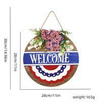 Tag Der Unabhängigkeit Klassischer Stil Brief Amerikanische Flagge Holz Ferien Gruppe Karneval Hängende Ornamente sku image 8