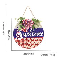 Independence Day Classic Style Letter American Flag Wood Holiday Party Carnival Hanging Ornaments main image 5
