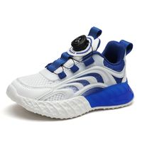 Kid'S Sports Color Block Round Toe Casual Shoes main image 4