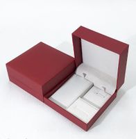 Simple Style Solid Color Paper Flannel Jewelry Boxes sku image 2