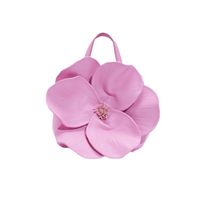 Women's Small Pu Leather Flower Streetwear Open Handbag main image 2
