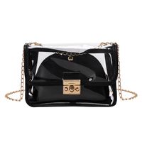 Women's Small PVC Solid Color Classic Style Lock Clasp Crossbody Bag main image 2