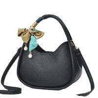 Women's Small Pu Leather Solid Color Classic Style Zipper Handbag main image 2