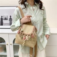 Geometric Color Block Casual Daily Women's Backpack main image 4