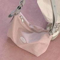 Women's Medium Pu Leather Solid Color Basic Zipper Underarm Bag main image 8