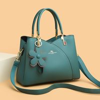 Women's Medium Pu Leather Solid Color Elegant Zipper Handbag sku image 7