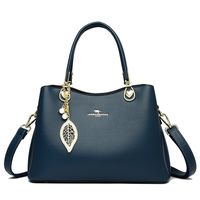 Women's Medium Pu Leather Solid Color Elegant Zipper Handbag main image 3