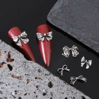 Gothic Bow Knot Zinc Alloy Nail Decoration Accessories 1 Set 60 Pieces Per Pack main image 1