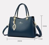 Women's Medium Pu Leather Solid Color Elegant Zipper Handbag main image 2