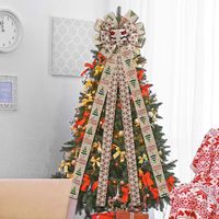 Independence Day Christmas Tree Cloth Party Carnival Colored Ribbons Hanging Ornaments main image 2