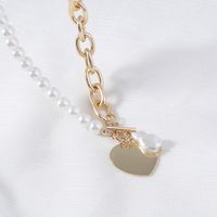 Elegant Exaggerated Novelty Irregular Heart Shape Resin Copper Beaded Women's Pendant Necklace main image 8