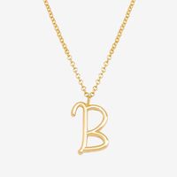 Simple Style Classic Style Letter Imitation Pearl Alloy Irregular Women's Pendant Necklace main image 6