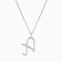 Simple Style Classic Style Letter Imitation Pearl Alloy Irregular Women's Pendant Necklace main image 8
