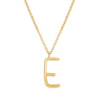 Simple Style Classic Style Letter Imitation Pearl Alloy Irregular Women's Pendant Necklace sku image 5