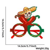 Mexican Independence Day Mardi Gras Letter Fruit Plastic Holiday Party Decorative Props main image 3