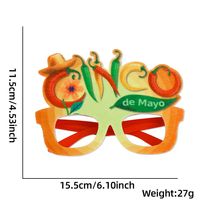 Mexican Independence Day Mardi Gras Letter Fruit Plastic Holiday Party Decorative Props main image 2