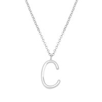 Simple Style Classic Style Letter Imitation Pearl Alloy Irregular Women's Pendant Necklace sku image 28