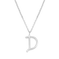 Simple Style Classic Style Letter Imitation Pearl Alloy Irregular Women's Pendant Necklace sku image 29