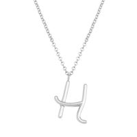 Simple Style Classic Style Letter Imitation Pearl Alloy Irregular Women's Pendant Necklace sku image 33