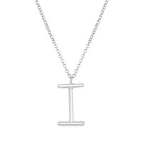 Simple Style Classic Style Letter Imitation Pearl Alloy Irregular Women's Pendant Necklace sku image 34