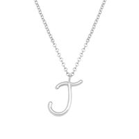 Simple Style Classic Style Letter Imitation Pearl Alloy Irregular Women's Pendant Necklace sku image 35