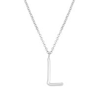 Simple Style Classic Style Letter Imitation Pearl Alloy Irregular Women's Pendant Necklace sku image 37