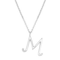 Simple Style Classic Style Letter Imitation Pearl Alloy Irregular Women's Pendant Necklace sku image 38
