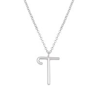 Simple Style Classic Style Letter Imitation Pearl Alloy Irregular Women's Pendant Necklace sku image 44