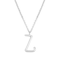 Simple Style Classic Style Letter Imitation Pearl Alloy Irregular Women's Pendant Necklace sku image 50