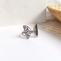 Wholesale Jewelry Simple Style Butterfly Alloy Plating Rings main image 4