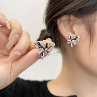 1 Pair Simple Style Classic Style Butterfly Plating Alloy Gold Plated Ear Studs main image 3