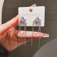 1 Pair Fashion Letter Square Heart Shape Inlay Imitation Pearl Alloy Artificial Gemstones Earrings sku image 122