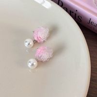 1 Pair Vacation Sweet Simple Style Flower Resin Drop Earrings main image 8