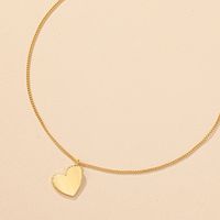 Cute Sweet Heart Shape Ferroalloy Zinc Alloy Women's Pendant Necklace main image 4