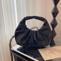 Women's Pu Leather Solid Color Elegant Magnetic Buckle Handbag main image 6