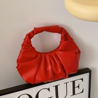 Women's Pu Leather Solid Color Elegant Magnetic Buckle Handbag main image 5