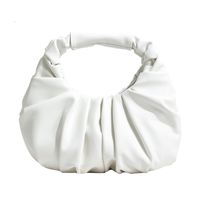 Women's Pu Leather Solid Color Elegant Magnetic Buckle Handbag sku image 1